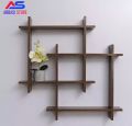 Dual Intersecting Floating Wall Shelf Wall Décor Wall Rack, for Living Room, Wall Mounted Shelves Wall hanging shelves Book shelf Storage shelf. 