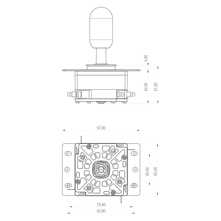 Knee%20Lever%20Neo%20For%20Arcade%20Fightstick%20-%20Image%204