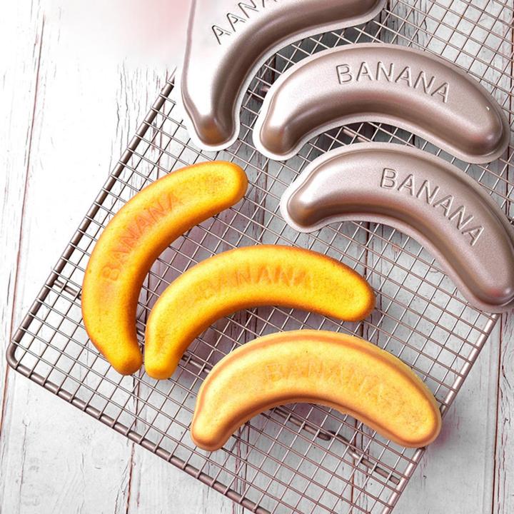 Dessert Mold High Temperature Resistant Banana Shaped Bread Mold Cake Baking Tools