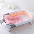 Foldable Newborn Baby Bath Mat Pad Bath Tub Baby Float Bath Mat Seat Antiskid Bathing Net Bed/Chair Cartoon Baby Shower Bath Pad. 