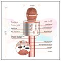 WS 858 Portable Wireless Bluetooth Microphone Rechargeable Karaoke Singing Mic for Kids and Adults, Perfect for Home and Party Use. 