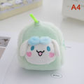 New Anime Kawaii Plush Coin Purse Zipper Change Purse Mini Wallet With Keychain Podazz. 