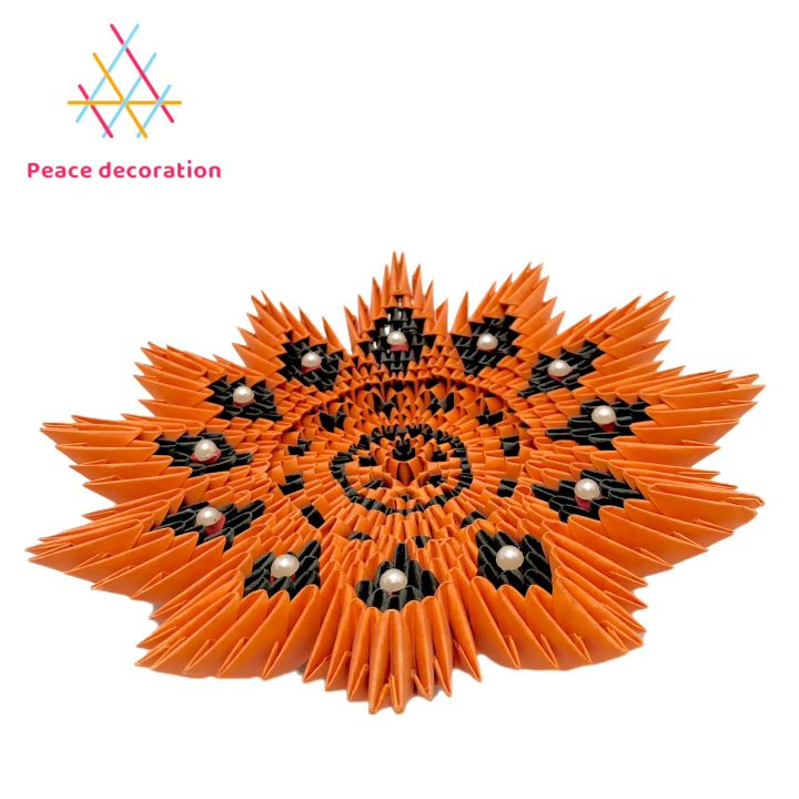 3d Origami Paper Plate Decoration Piece