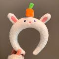 Lovely Cat Plush Animal Hairband Rabbit Pig Cartoon Headband Chicken Rotating Funny Hair Hoop Children. 