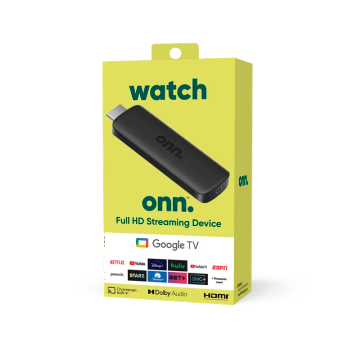 onn Android TV 2K FHD Streaming Device with Voice Remote Control Google Assistant & High Speed , on 2K Streaming Box By walmart USA