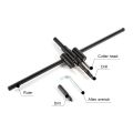 120/200/300mm Adjustable Circle Hole Saw Cutter, Wood Drywall Drill Bit Saw Round Cutting, Woodworking Twist Hole DIY Tools. 