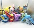 Pokemon 12cm Umbreon Sylveon Espeon Eevee Vaporeon plush Keychain Keyring Doll Pendant Toy Gifts. 