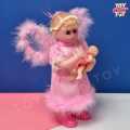 Baby Carry Barbie Doll Lighting Music Cell Operated Angel Looks. 