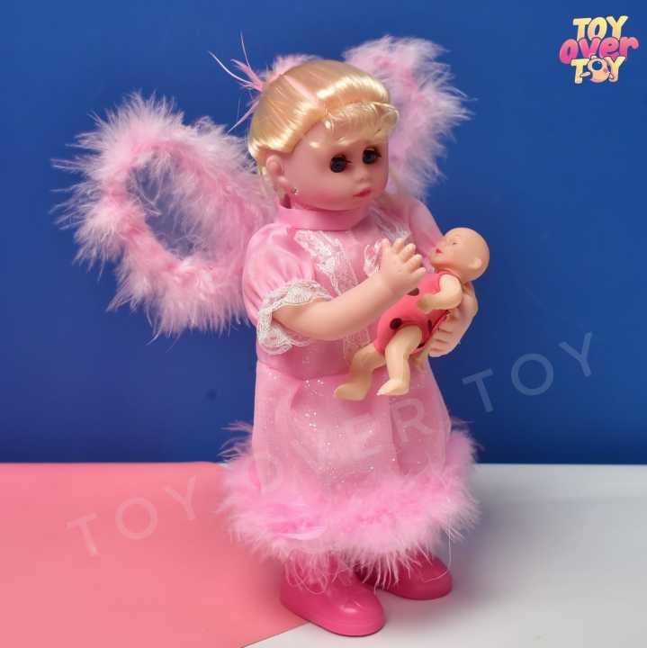 Baby%20Carry%20Barbie%20Doll%20Lighting%20Music%20Cell%20Operated%20Angel%20Looks%20-%20Image%203