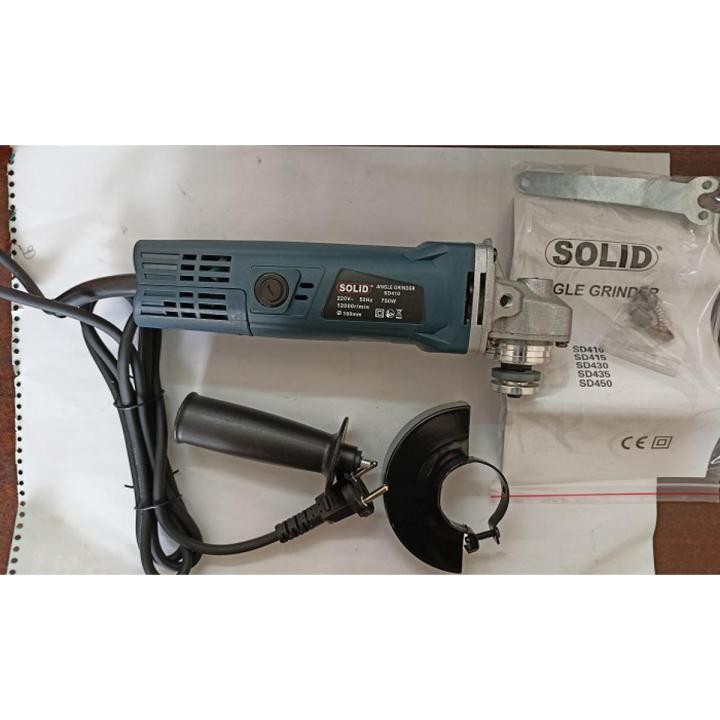 Solid 4 Inch Angle Grinder / Disc Grinder 100mm (4") 750 Watts | SD 410