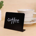 1/3PCS Mini L Shaped Wordpad Table Signs  Erasable Small Blackboard for Food Signs Wedding Party Decor 3 Size. 