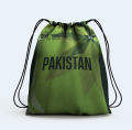 2025 Pakistan New Drawstring Bag Special Edition Champions Trophy For PCT Cricket Lovers Digital Printed at CustomizeGiftsPK. 