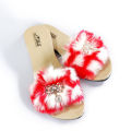 Aneesa Collections Flats Sandals for Women - Comfortable, Trendy Casual Sandals with Cotton Material & Quality Sole. 