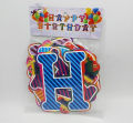 HAPPY BIRTHDAY PARTY DECORATION BANNER IN MULTICOLOR. 