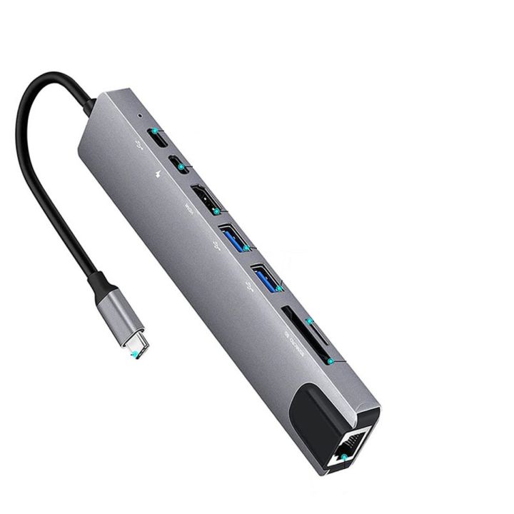 Type C To USB C 4K HDMI Adapter USB 3.0 - 8 in 1 docking station BYL2017L