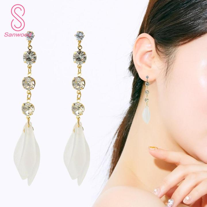 Stud Earrings Temperament Sparkling Rhinestone Women Stud Earrings