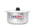 Orignal KIRN Cooking Pot - Hard Anodize 7inch to 16Inch (Silver Steel) Pure Quality (All Sizes Mentiones) Kitcehen Ware Cooking (Pateli)(Patela)(Handi)(Degchi). 