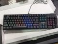 Original Branded Gaming Keyboard RGB Tsunami AX-104 Full Mechanical RGB Keyboard Blue Switch RGB Backlighting Wired Keyboard Best Blue Button Full Mechanical Gaming RGB Backlight Keyboard USB C to USB Type Keyboard Mobile Connecting Keyboard. 
