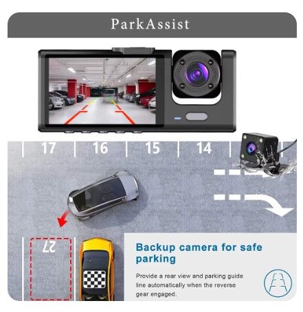 Dash Camera Front and Rear 4k : BLACK BOX TRAFFIC RECORDER