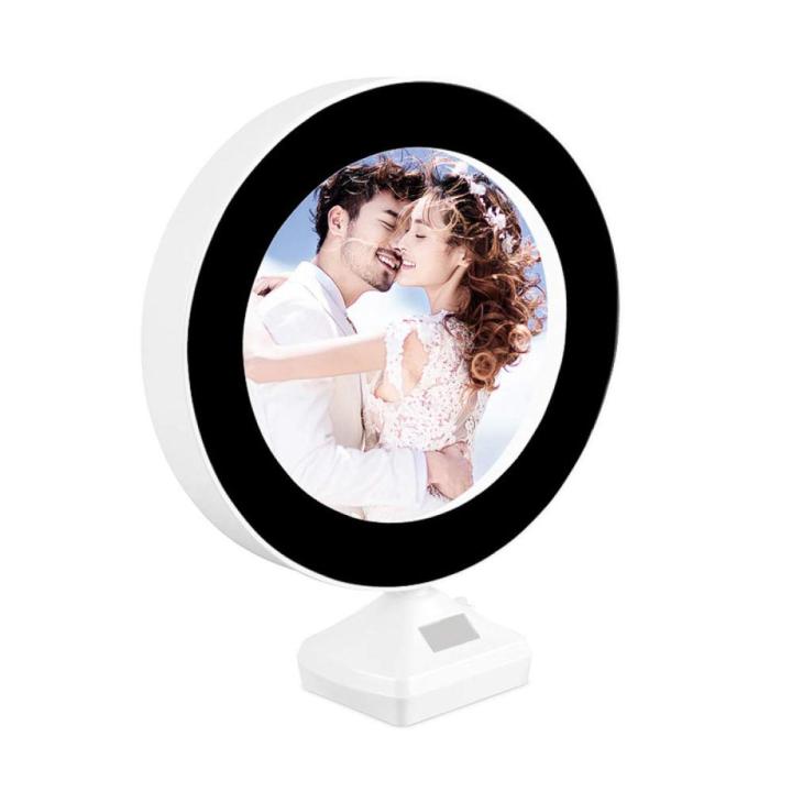 MAGIC MIRROR PHOTO FRAME WITH LED LIGHT for your love one