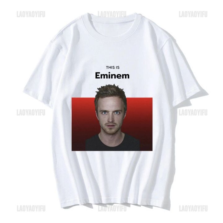 T-shirt Funny This Is Eminem Jesse Pinkman Meme Graphic T-shirts Men Women's Fashion Vintage Casual T Shirts