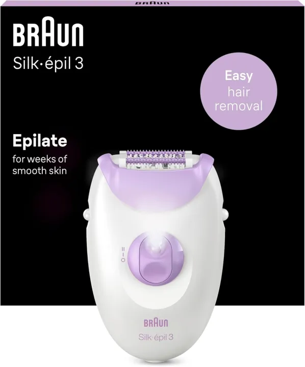 Braun%20Silk%20Epil%203,%20Legs%20&%20Arms%20Epilator%20-%20SE3000-%20White/Purple%20-%20Image%204