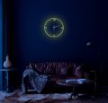 Neon Wall Clock | Wall Clock | Night Light | Acrylic Wall Clock | Clock | Round Clock | Multi Color Neon | Neon style Clock | Acrylic Modern Light Wall Clock | Engraved Acrylic Style | Laser Engraving Acrylic | Room Night Light Wall Clock | Ghar Araish |. 