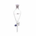 100ML Glass Separating Funnel With Glass Ground PTFE Stopper Glass Lab Glassware. 