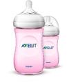 Natural II PP 260ml Bottle PK2 (Pink) - SCF694/23. 