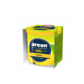 Areon Gel - Lemon - Gel Perfume - Car Air Freshener - Car Perfume - Yellow.. 
