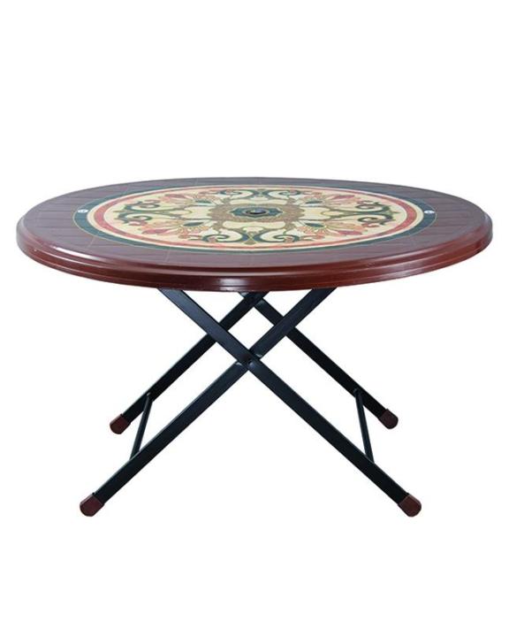Boss BP-248-S Steel Plastic Printed Round Table