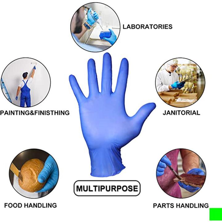 1 pair Nitrile Disposable Gloves for RESIN ART for safety precaution and epoxy resin work