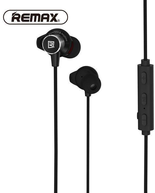 Remax RB S7 - Outdoor Sporting Bluetooth Magnetic Earphone Headset - Black