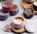 One Customized Scented Candles in a beautiful Tin (Eyes Attracted). 