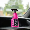 Flamingo Leather Polish Spray 500ml (F029) – High Gloss Leather Cleaner & Conditioner with UV Protection for Car Seats, Dashboard & Interior. 