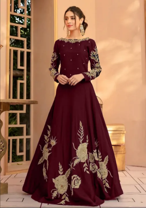 Heavy%20Embroidery%20Maxi%20Dress%20for%20Women%20%7C%20Embroidered%20Neckline,%20Sleeves%20&%20Bottom%20%7C%20Fancy%20Party%20Wear%20-%20Image%204