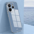Vantime Case for Xiaomi Redmi Note 14 4G Soft Electroplated Glossy Back Ultra Thin Back Cover. 