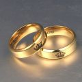 Personalized/Customized Ring -Engraved Golden Ring - For Couple Ring - Custom Ring - Name -Date of birth -King & Queen Ring - Gift Item - New Arrival. 
