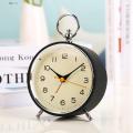 Colorful Hands Alarm Clock Vibrant Color Retro Alarm Clock with Night Light Accurate Quartz Movement Metal Hanging Ring Southeast Asian Buyers' Favorite Analog Alarm Clock for Bedroom. 