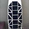 Surfboard Deck Traction Board Eva Anti-Skid Pad Adhesive Anti-Skid Deck Pad for Boat Deck,Kayaking,Surfboard,Vertical Paddle Board,Skimboards - White. 