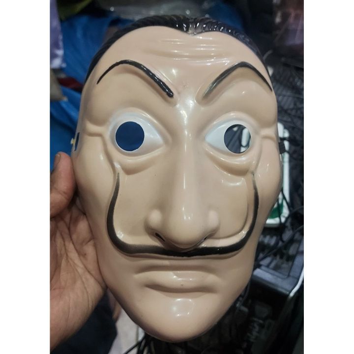MONEY HEIST DALI HARD PLASTIC MASK