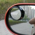 2 Pack Automotive Blind Spot Mirrors, Small Round Convex Adjustable 360°Rotate Wide Angle Car Rear View Nirror for All Universal Vehicles Car Fit. 