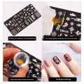 Nail Stamping Plates Printing Stencil Manicuring Art Stamp Templates Nail Tools. 
