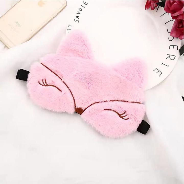 【Happier】 Cute Pikachu Plush Cartoon Anime Sleep Mask For Eyes Essential For Sleep Aid & Remedy For Sleeping To Sleep Better