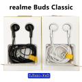 Realme Buds Classic Wired Earphone Type C 3.5mm In-Ear Headset 14.2mm Audio Drive HD Microphone Built-In Music For Smartphone. 