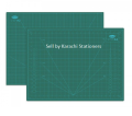 A2 size 18inch x 24inch Paper Cutting Mat Self Healing Printed Grid Design NonSlip Framing Surface Size A2. 