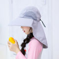 2023 New Kids Summer Hat Girls Boys Sun Hat with Neck Flap UV Protection Safari Hat Baby Child Summer Travel Cap 4-9 Years Old. 