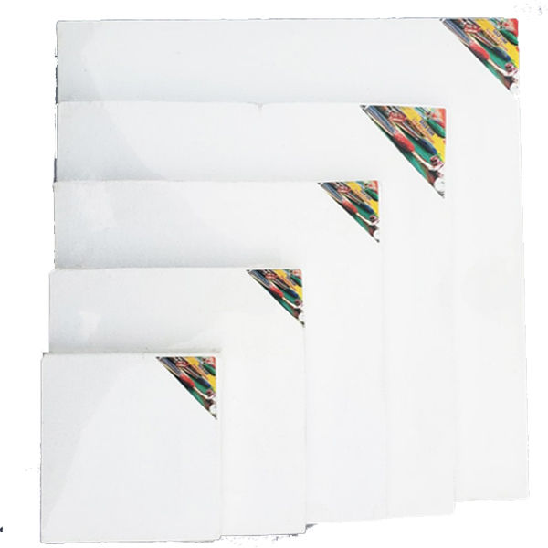 Pack of 5 - Primed Coated Canvas Boards For Painting | Daraz.pk