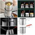 KitchenPro Fryer Pot with Heavy-Duty Strainer and Heat-Resistant Silicone Handles. 