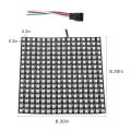 WS2812B LED RGB Flexible Pixel Panel 16X16 Individually Addressable Panel Light LED Module Matrix Screen. 